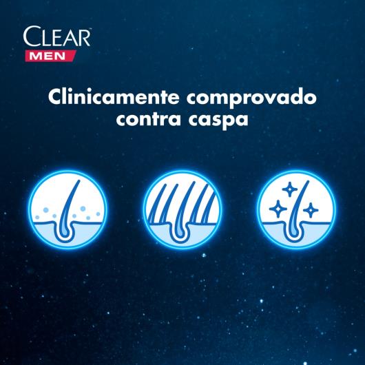 Shampoo Anticaspa Clear Men Ice Cool Menthol 400ml - Imagem em destaque