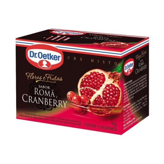 Chá Oetker Romã & Cranberry 30g - Imagem em destaque