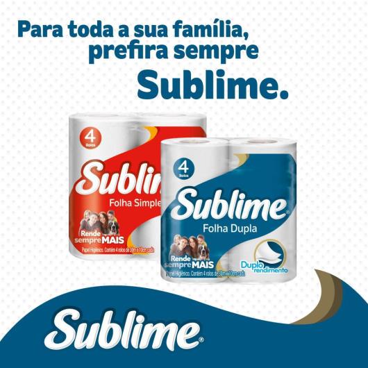 Papel Higiênico Folha Dupla Sublime Softy's Leve 16 Pague 15 Rolos de 30M - Imagem em destaque