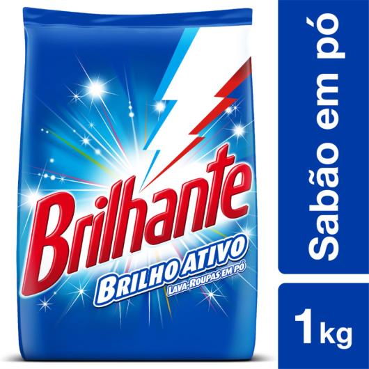 Sabão em Pó Brilhante  Brilho Ativo 1kg - Imagem em destaque