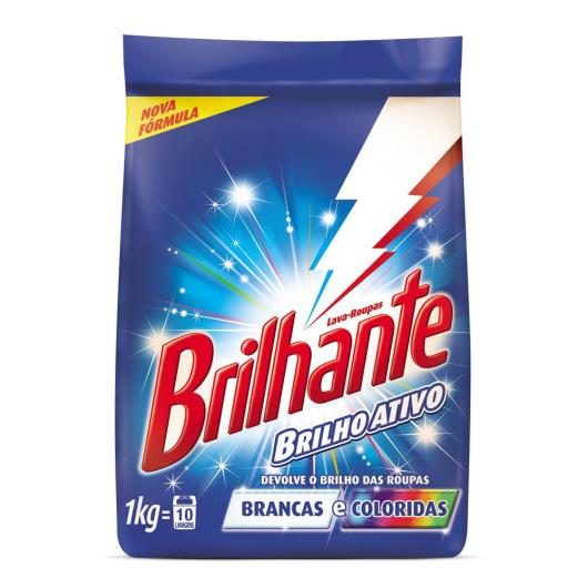 Sabão em Pó Brilhante  Brilho Ativo 1kg - Imagem em destaque
