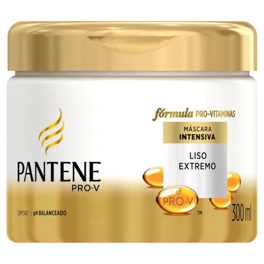 Creme para pentear Pantene pro-v liso extremo 300ml - Imagem em destaque