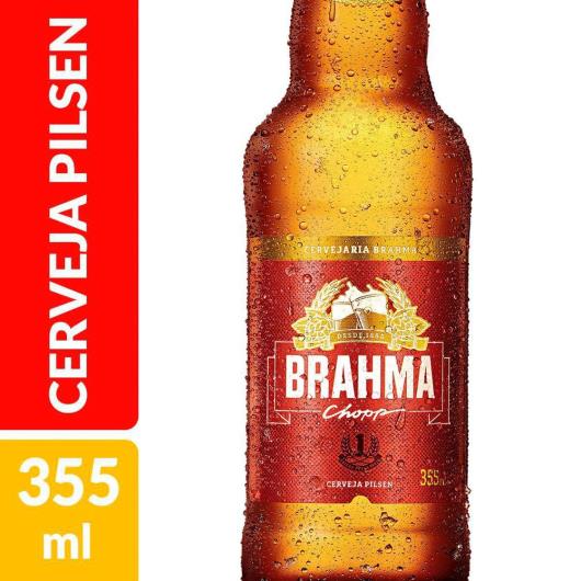 Cerveja Brahma Chopp Pilsen 355ml Long Neck - Imagem em destaque