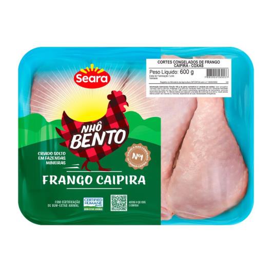 Coxa de frango caipira bandeja Nhô Bento 600g - Imagem em destaque