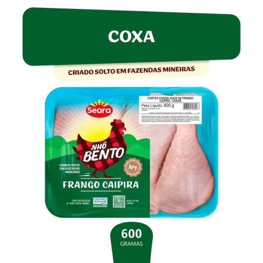 Coxa de frango caipira bandeja Nhô Bento 600g - Imagem em destaque