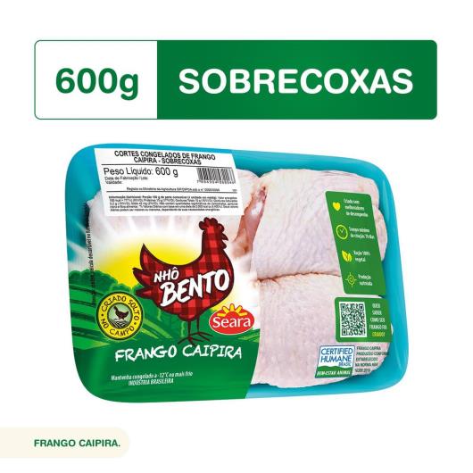 Sobrecoxa de Frango Caipira Bandeja Nhô Bento 600g - Imagem em destaque