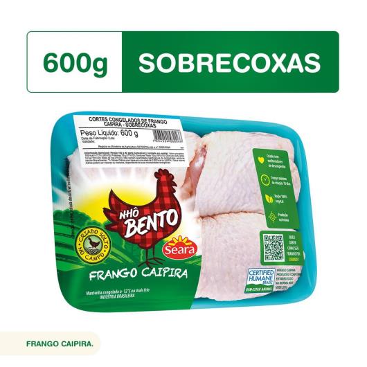 Sobrecoxa de Frango Caipira Bandeja Nhô Bento 600g - Imagem em destaque