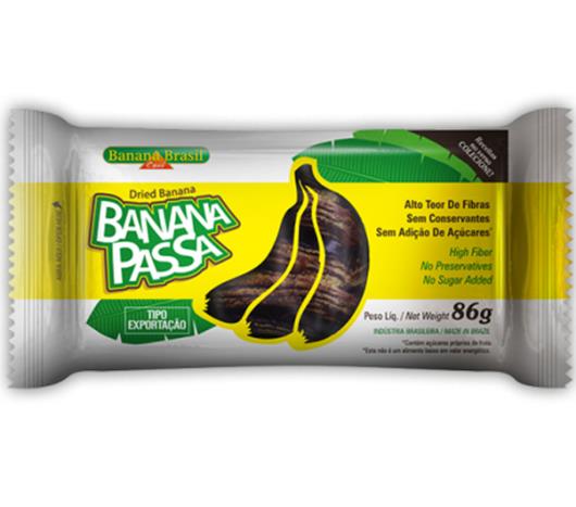 Banana Brasil - banana Passa 86g - Imagem em destaque