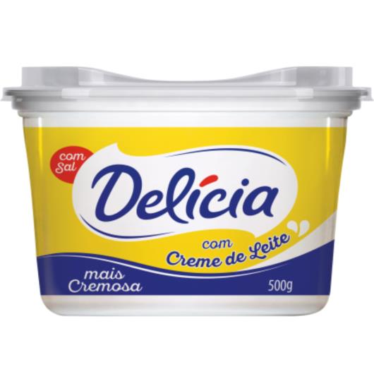 Margarina Cremosa DELÍCIA Com Sal Pote 500g - Imagem em destaque