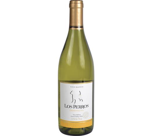 Vinho Chileno Los Perros Chardonnay Branco 750ml - Imagem em destaque