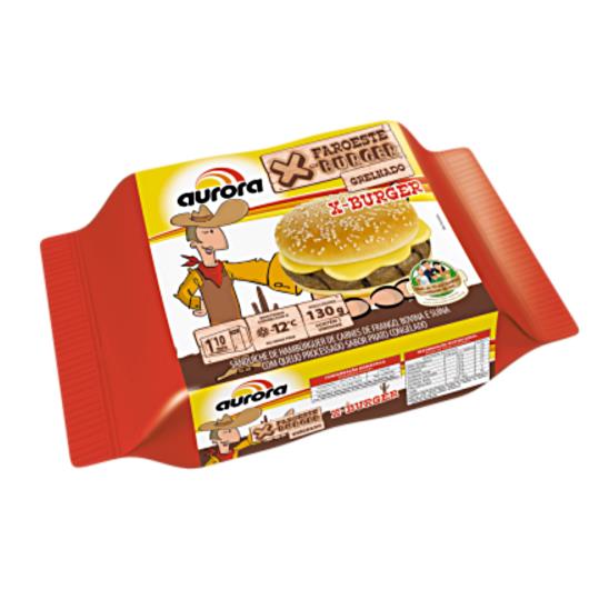 Sanduíche Aurora X-Faroeste Burger 130g - Imagem em destaque