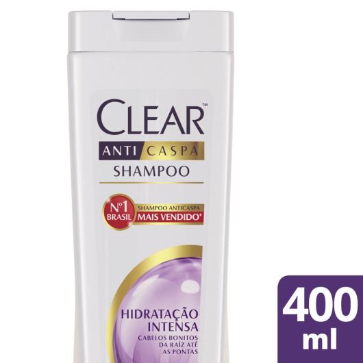 Shampoo Anticaspa Clear Women Hidratação Intensa 400ml - Imagem em destaque