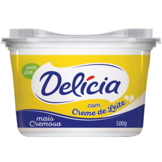 Margarina Cremosa DELÍCIA Sem Sal Pote 500g - Imagem em destaque