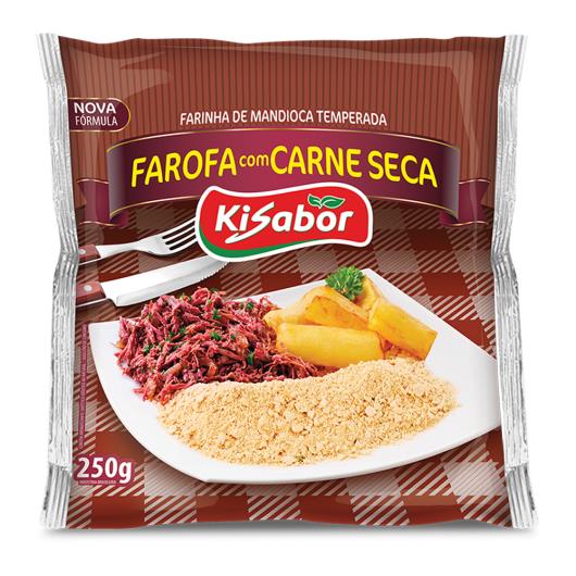 Farofa de Carne Seca Kisabor 250g - Imagem em destaque
