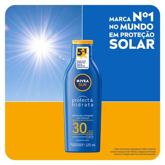 NIVEA SUN Protetor Solar Protect & Hidrata FPS30 125ml - Imagem em destaque