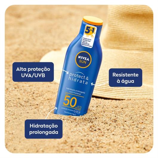 NIVEA SUN Protetor Solar Protect & Hidrata FPS50 125ml - Imagem em destaque