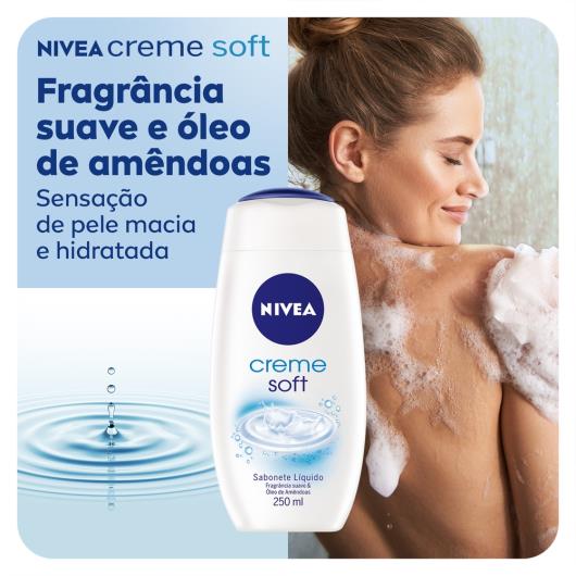 NIVEA Sabonete Líquido Creme Soft 250ml - Imagem em destaque