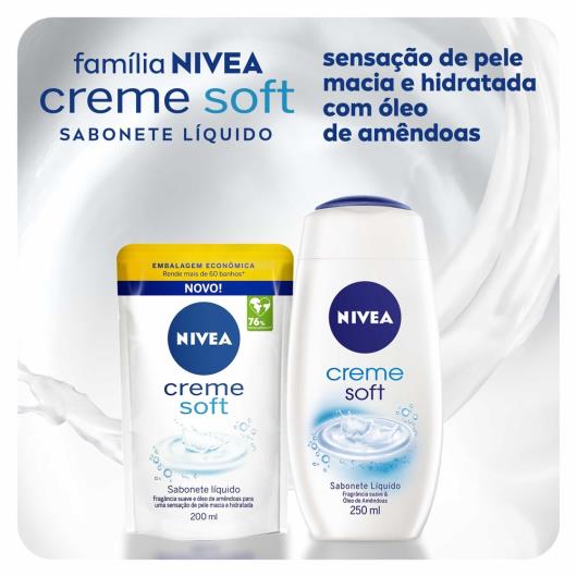 NIVEA Sabonete Líquido Creme Soft 250ml - Imagem em destaque