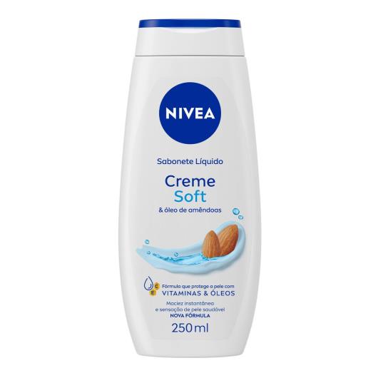NIVEA Sabonete Líquido Creme Soft 250ml - Imagem em destaque