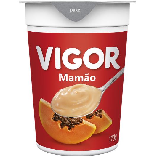 Iogurte Vigor integral sabor mamão 170g - Imagem em destaque