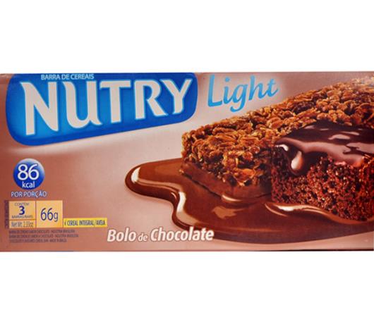 Barra de cereais Nutry sabor bolo de chocolate 66g - Imagem em destaque