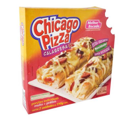 Pizza chicago sabor calabresa Melhor Bocado 380g - Imagem em destaque