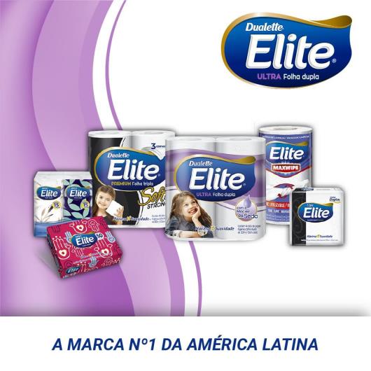 Papel higiênico Elite Dualette Ultra Folha Dupla  30 metros - Leve 12 Pague 11 - Imagem em destaque