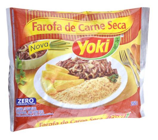 Farofa de carne seca Yoki 250g - Imagem em destaque