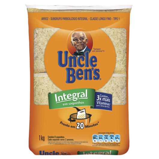 Arroz Integral Parboilizado Uncle Ben's Saquinho 1kg - Imagem em destaque