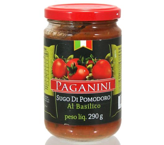 Molho Paganini Tomate Al Basilico Vidro 290g - Imagem em destaque