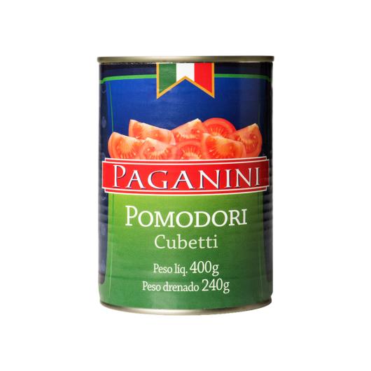 Tomate sem pele em cubos Paganini lata 400g - Imagem em destaque