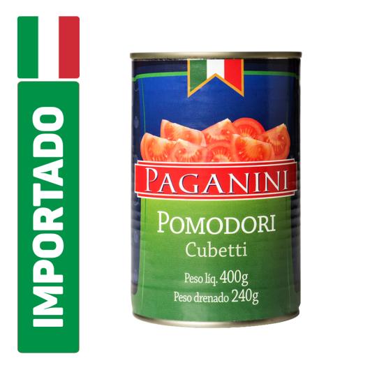 Tomate sem pele em cubos Paganini lata 400g - Imagem em destaque