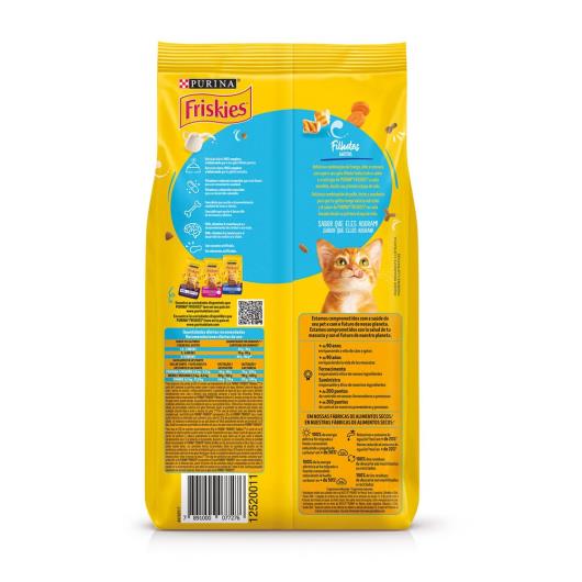 NESTLÉ® PURINA® FRISKIES® Ração Seca para Gatos Filhotes Sabor Frango, Cenoura e Leite 1kg - Imagem em destaque