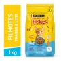 NESTLÉ® PURINA® FRISKIES® Ração Seca para Gatos Filhotes Sabor Frango, Cenoura e Leite 1kg