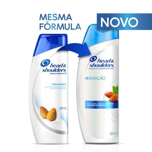 Shampoo Head & Shoulders anticaspa hidratação 200ml - Imagem em destaque