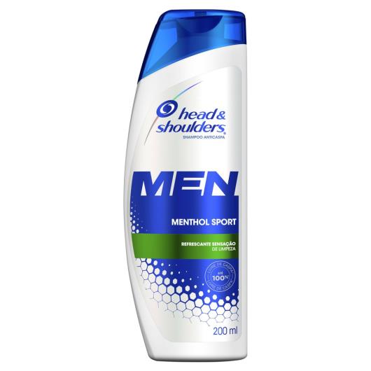 Shampoo Head & Shoulders anticaspa menthol refrescante 200ml - Imagem em destaque