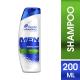 Shampoo Head & Shoulders anticaspa menthol refrescante 200ml - Imagem 7501001133627-(1).jpg em miniatúra