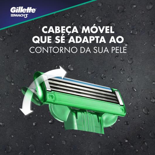 Carga para Aparelho de Barbear Gillette Mach3 Sensitive 2 unidades - Imagem em destaque