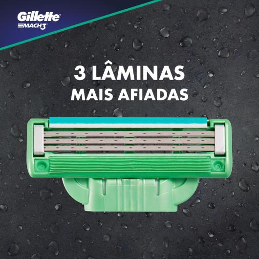 Carga para Aparelho de Barbear Gillette Mach3 Sensitive 4 unidades - Imagem em destaque