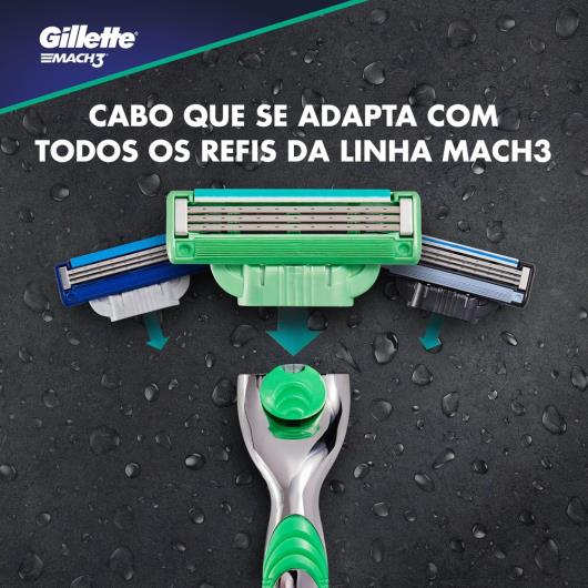 Carga para Aparelho de Barbear Gillette Mach3 Sensitive 4 unidades - Imagem em destaque