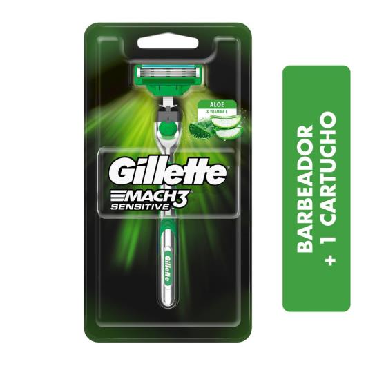 Aparelho de Barbear Gillette Mach3 Sensitive - Imagem em destaque