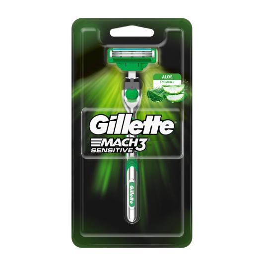 Aparelho de Barbear Gillette Mach3 Sensitive - Imagem em destaque