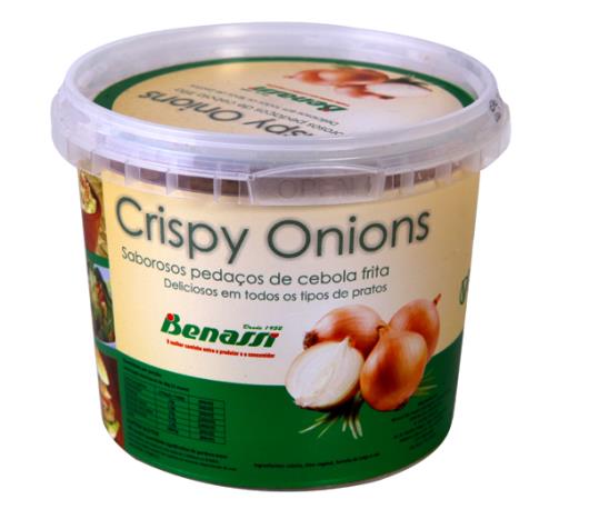 Cebola frita crispy onion Benassi 100g - Imagem em destaque