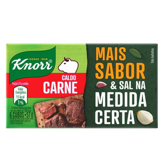 Caldo Knorr carne 6 cubos 57g - Imagem em destaque