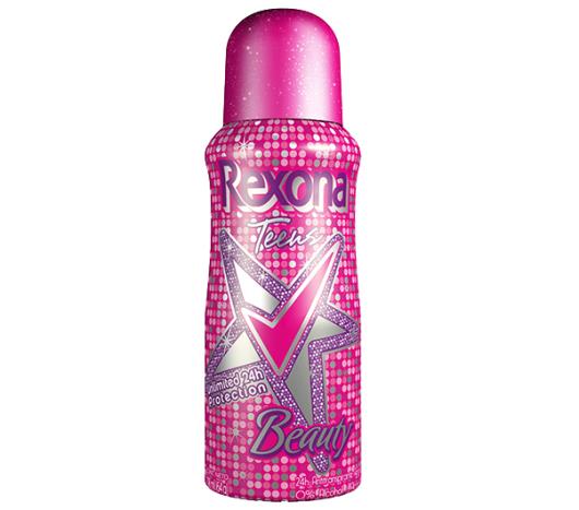 Desodorante Rexona antitranspirante aerossol teens beauty 64g - Imagem em destaque