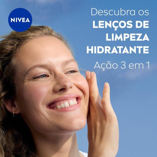NIVEA Lenços de Limpeza Demaquilantes 3 em 1 Hidratante 25 un. - Imagem em destaque
