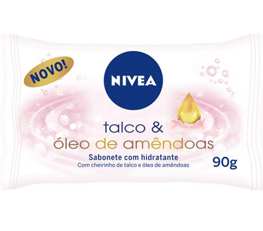 Sabonete Nivea hidratante Talco e Oléo de Amêndoas 90g - Imagem em destaque