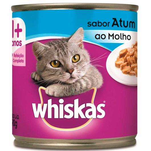 Alimento para gatos Whiskas sabor atum lata 290g - Imagem em destaque