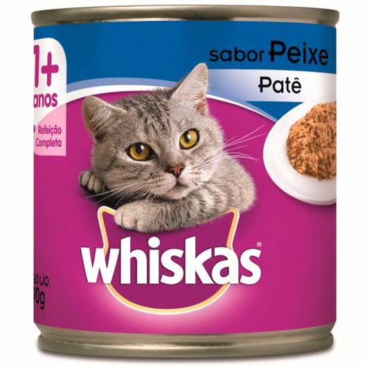 Alimento para gatos Whiskas sabor de Peixe  lata 290g - Imagem em destaque