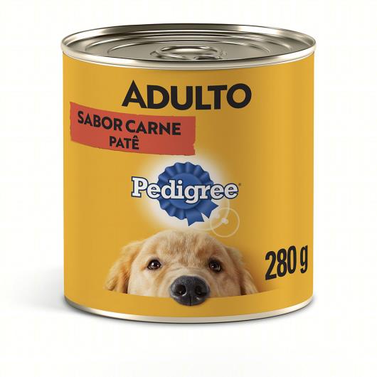 Patê para Cães Adultos Carne Pedigree Lata 280g - Imagem em destaque